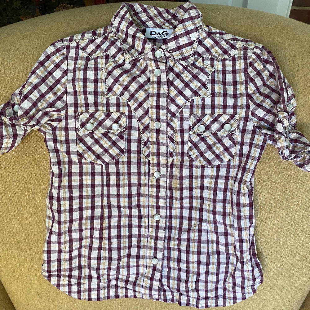 Dolce & Gabbana Junior Western Style Shirt